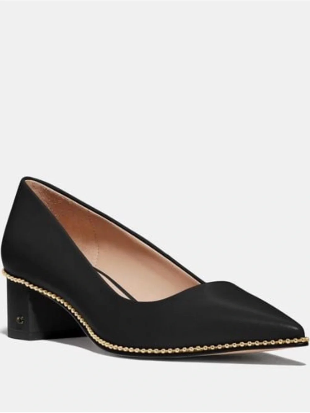 Coach Black Pointed Toe Willa Pump